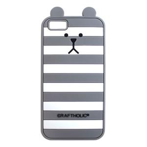iPhoneSE / iPhone5s ケース クラフトホリック CRAFTHOLIC iPhone SE / 5 / 5s シリコンケース BORDER SLOTH J1008-2 ネコポス可