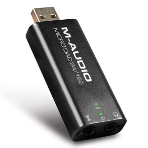 M-AUDIO エムオーディオ Micro DAC 24/192 ポータブルデジタルアナログコンバーター  with Analog &amp; Coaxial Digital Outputs ネコポス不可
