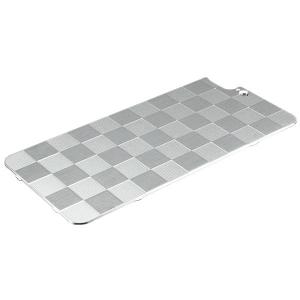 GILD design ギルドデザイン iPhone 8 Plus / 7 Plus アルミパネル市松 ソリッドバンパー対応 シルバー GI-310S ネコポス可