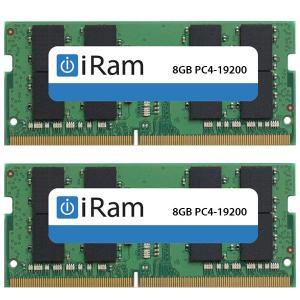 iMac用メモリ iRam アイラム PC4-19200 DDR4 2400MHz SO.DIMM 16GB 2x8GB IR8GSO2400D4W ネコポス不可｜ec-kitcut