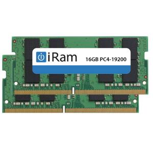 iMac用メモリ iRam アイラム PC4-19200 DDR4 2400MHz SO.DIMM 32GB 2x16GB IR16GSO2400D4W ネコポス不可｜ec-kitcut