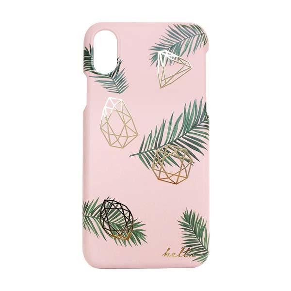 Happymori ハッピーモリー iPhone XS / X kentia palm- pink ...