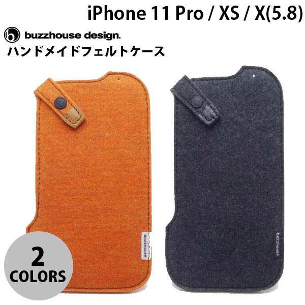 buzzhouse design iPhone 11 Pro / XS / X ハンドメイドフェルト...