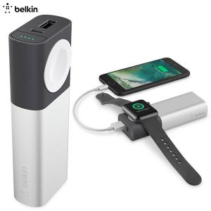 モバイルバッテリー BELKIN ベルキン Valet Charger Power Pack 6700 mAh Apple Watch + iPhone用 F8J201BTSLVJP ネコポス不可