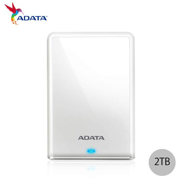ADATA エーデータ 2TB HV620S ポータブルハードドライブ USB 3.1 ホワイト A...