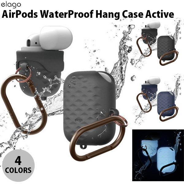 elago AirPods 第1世代 / 2世代 WaterProof Hang Case Acti...