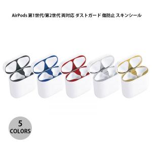 ingrem AirPods 第1世代 / 第2世代 両対応 ダストガード 傷防止 スキンシール  イングレム ネコポス可｜ec-kitcut