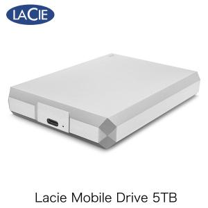 外付けHDD Lacie ラシー 5TB Mobile Drive USB3.1 USB-C対応 ポータブル ハードディスク ムーン・シルバー STHG5000400 ネコポス不可