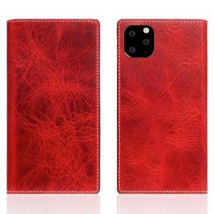 SLG Design エスエルジー デザイン iPhone 11 Pro Badalassi Wax case 本革 手帳型ケース レッド SD17862i58R ネコポス不可