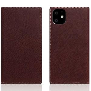 SLG Design エスエルジー デザイン iPhone 11 / XR Minerva Box Leather Case 本革 手帳型ケース ブラウン SD17908i61R ネコポス不可