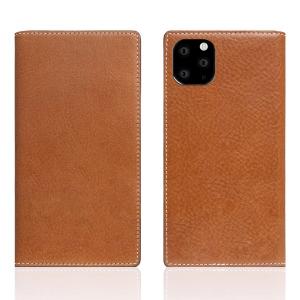 SLG Design エスエルジー デザイン iPhone 11 Pro Max Tamponata Leather case 本革 手帳型ケース Tan SD17940i65R ネコポス不可