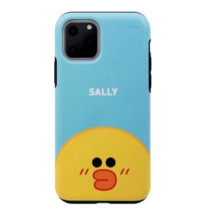 LINE FRIENDS ラインフレンズ iPhone 11 Pro DUAL GUALD Full Face SALLY KCJ-DFT004 ネコポス可｜ec-kitcut