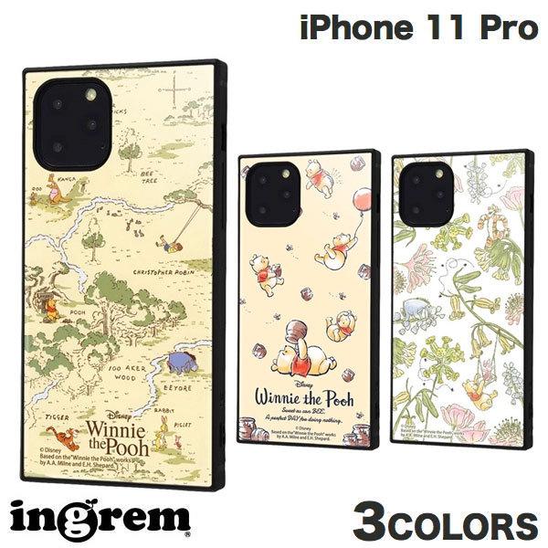 ingrem iPhone 11 Pro くまのプーさん 耐衝撃ハイブリッドケース KAKU  イン...