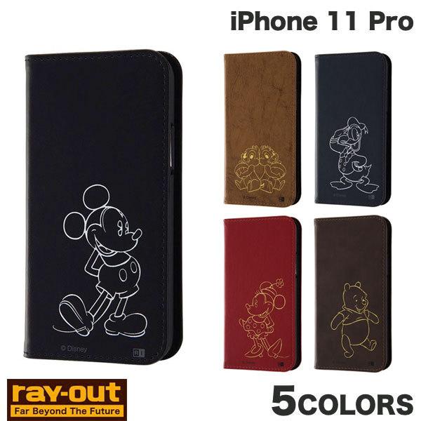 Ray Out iPhone 11 Pro ディズニー 手帳型ケース ホットスタンプ  レイアウト