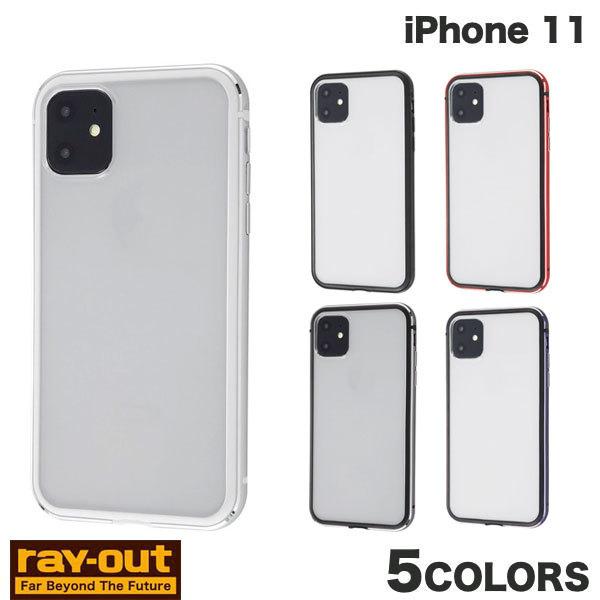 iPhone 11 ケース Ray Out iPhone 11 アルミバンパー+背面パネルクリア  ...