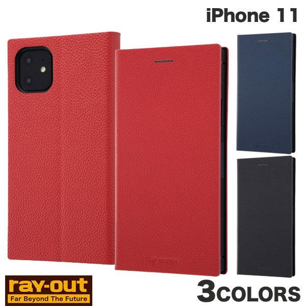 Ray Out iPhone 11 耐衝撃 手帳型レザーケース TETRA サイドマグネット  レイ...