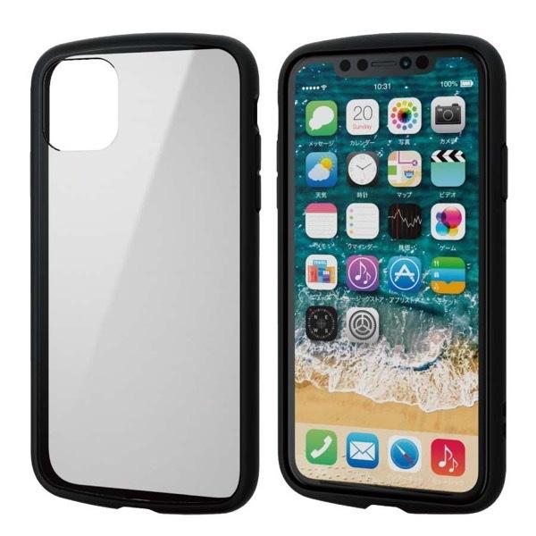 エレコム ELECOM iPhone 11 TOUGH SLIM LITE フレームカラー ブラック...
