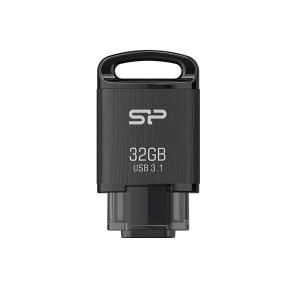 SiliconPower シリコンパワー 32GB Mobile C10 USB3.1 Gen1 フラッシュメモリ Type-C対応 ブラック SP032GBUC3C10V1K ネコポス送料無料｜ec-kitcut