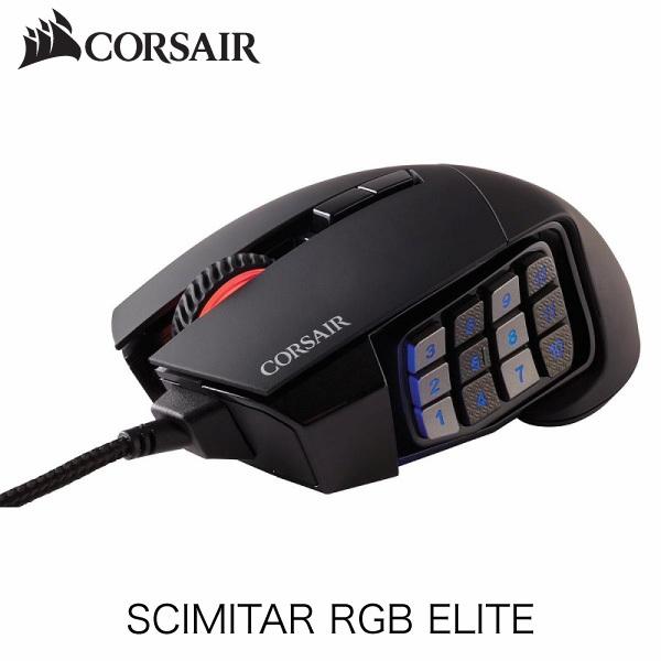 Corsair コルセア SCIMITAR RGB ELITE MOBA / MMO 特化 17ボタ...