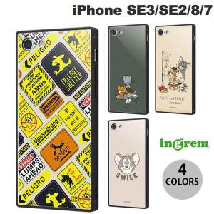 ingrem iPhone SE 第3世代 / SE 第2世代 / 8 / 7 トムとジェリー 耐衝撃ケース KAKU トリプルハイブリッド  イングレム ネコポス送料無料｜ec-kitcut