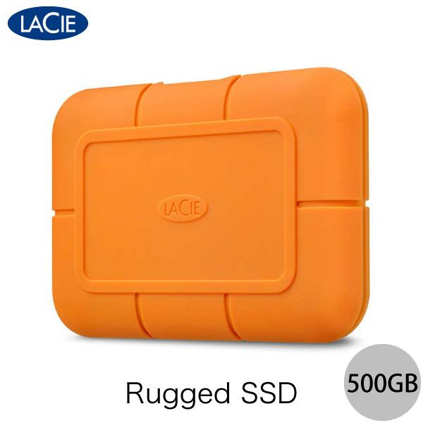 外付けSSD Lacie ラシー 500GB Rugged SSD USB3.1 Gen 2 Typ...