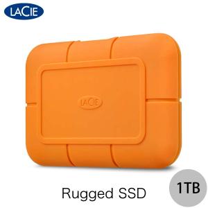 外付けSSD Lacie ラシー 1TB Rugged SSD USB3.1 Gen 2 Type-C 対応 耐衝撃 外付けSSD ポータブル STHR1000800 ネコポス不可｜ec-kitcut