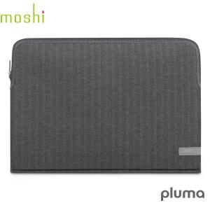 Macノート用スリーブケース moshi エヴォ MacBook Pro 16インチ Pluma Herringbone Gray mo-plm16-hb ネコポス不可