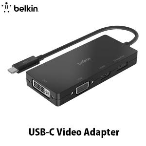 ドッキングステーション BELKIN ベルキン USB-C to 映像変換アダプタ?HDMI、DisplayPort、VGA、DVI AVC003btBK ネコポス送料無料｜ec-kitcut
