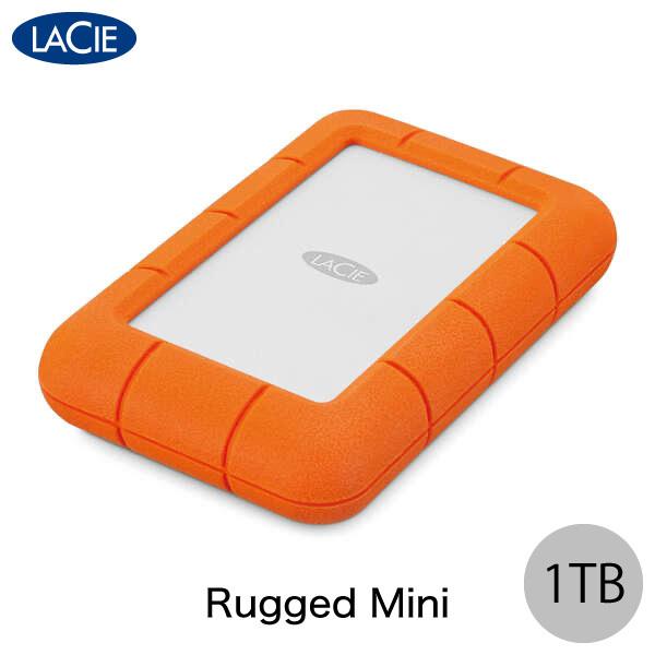 外付けHDD ポータブルハードディスク Lacie ラシー 1TB Rugged Mini USB ...