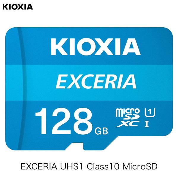 KIOXIA キオクシア 128GB EXCERIA UHS-I Class10 microSDXC...