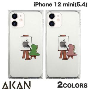 iPhone 12 mini ケース AKAN iPhone 12 mini ソフトスクウェアケース おしごとザウルス 画家  エイカン ネコポス可｜ec-kitcut