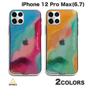 iPhone 12 Pro Max ケース Dparks iPhone 12 Pro Max ソフトクリアケース Pastel color  ディーパークス ネコポス可