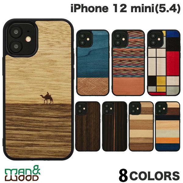 iPhone 12 mini ケース Man &amp; Wood iPhone 12 mini 天然木ケー...