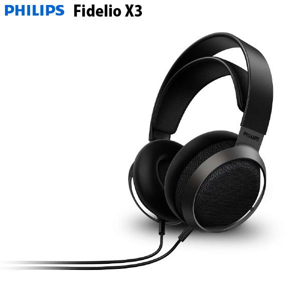 ヘッドホン PHILIPS フィリップス Fidelio X3 ケーブル着脱式 有線ヘッドホン ブラ...