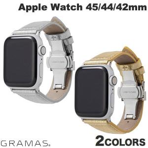 GRAMAS Apple Watch 49 / 45 / 44 / 42mm PikaPika Leather Watch 49 / band グラマス ネコポス送料無料｜ec-kitcut