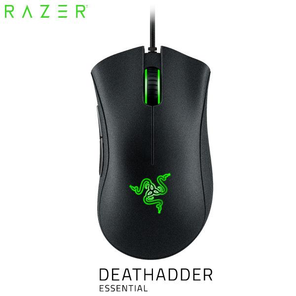 Razer レーザー DeathAdder Essential 有線 光学式 エルゴノミックデザイン...