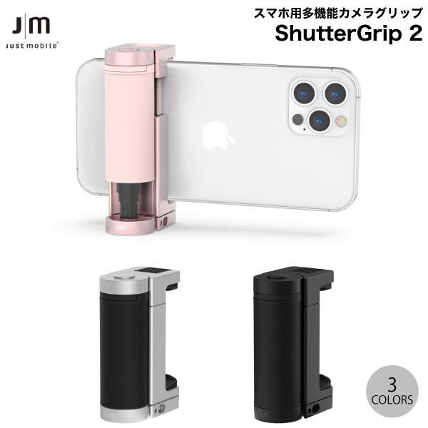 カメラアクセサリー Just Mobile ShutterGrip 2 スマホ用多機能カメラグリップ...