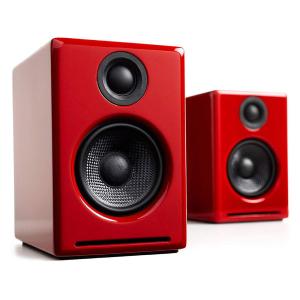 Audioengine オーディオエンジン A2+ Bluetooth 5.0 ワイヤレススピーカーシステム ハイグロス・レッドペイント AE-A2BT-RED ネコポス不可｜キットカットヤフー店