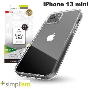 iPhone13mini ケース Simplism シンプリズム iPhone 13 mini  GLASSICA  背面ガラスケース クリア TR-IP21S-CGC-CCCL ネコポス可