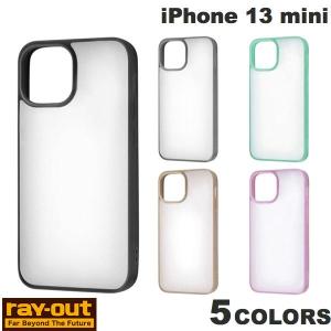 Ray Out iPhone 13 mini マットハイブリッドケース SHEER  レイアウト ネコポス可｜ec-kitcut