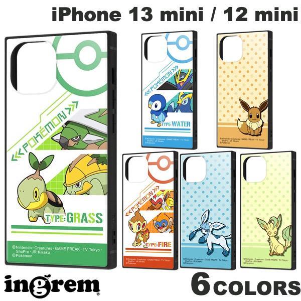 ingrem iPhone 13 mini / 12 mini ポケットモンスター 耐衝撃ハイブリッ...