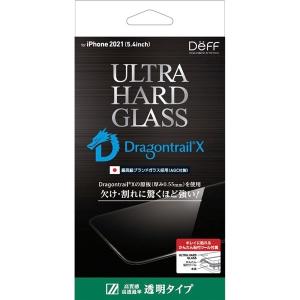 Deff ディーフ iPhone 13 mini ULTRA GLASS Deagontrail-X 透明 0.55mm DG-IP21SUG5F ネコポス送料無料｜ec-kitcut