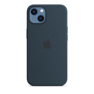 iPhone13 ケース  NEW  Apple アップル iPhone 13 MagSafe対応 シリコーンケース - アビスブルー MM293FE/A ネコポス送料無料｜ec-kitcut