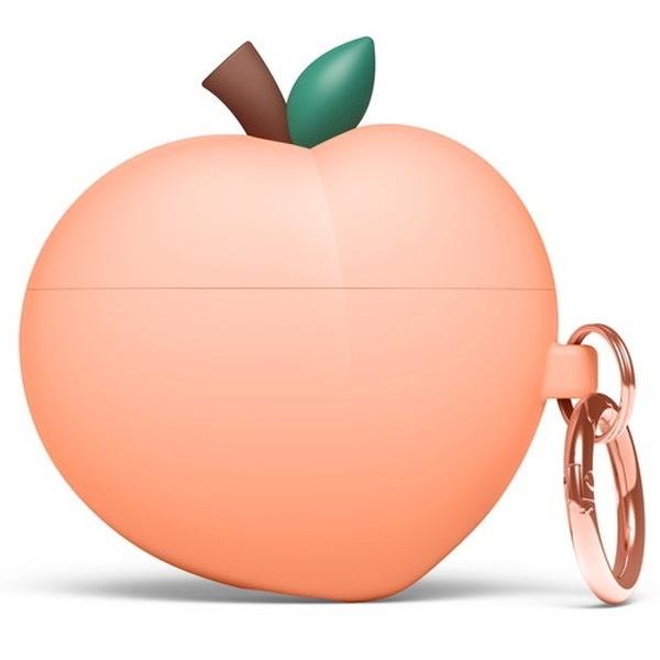 elago エラゴ AirPods 第3世代 PEACH HANG シリコンケース Peach EL...