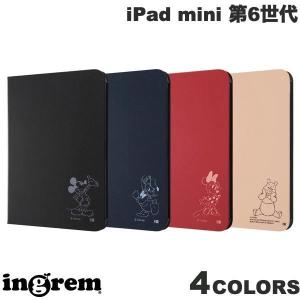 ingrem iPad mini 第6世代 ディズニーキャラクター レザーケース  イングレム ネコポス送料無料｜ec-kitcut