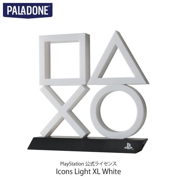 PALADONE パラドン PlayStationTM Icons Light XL White P...