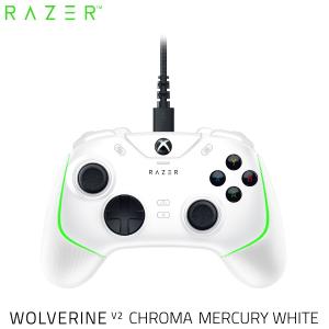 Razer レーザー Wolverine V2 Chroma Xbox Series X / S / One / PC Windows 10 RGBライティング 対応 有線 ゲームパッド White ネコポス不可 rms23