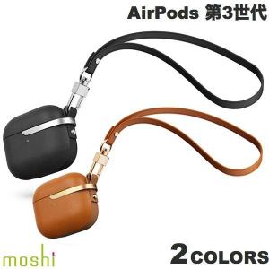 moshi AirPods 第3世代 Pebbo Luxe リストストラップ付きケース ネコポス不可 レザー｜ec-kitcut