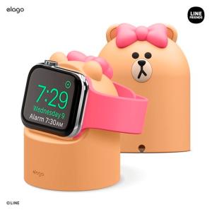 elago エラゴ Apple Watch W2 STAND LINE FRIENDS COLLABORATION CHOCO EL_WCASTSCFD_CH ネコポス不可｜ec-kitcut