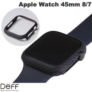 Deff ディーフ Apple Watch 45mm Series 9 / 8 / 7 Ultra Slim & Light Case DURO ケブラーケース マットブラック DCS-AW7D45KVBK ネコポス送料無料｜キットカットヤフー店